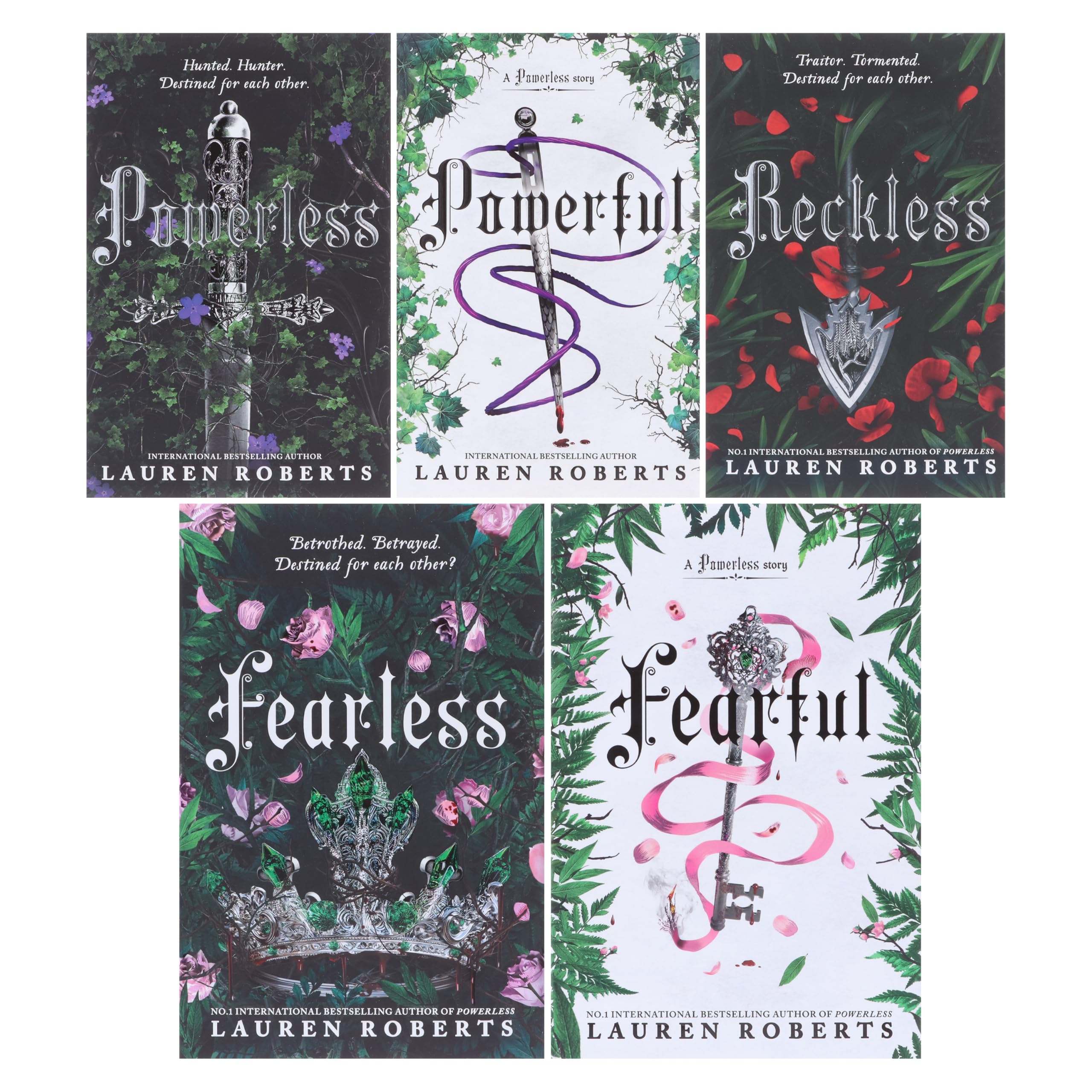 Front cover close-up of Powerless, book one of the Powerless Trilogy by Lauren Roberts