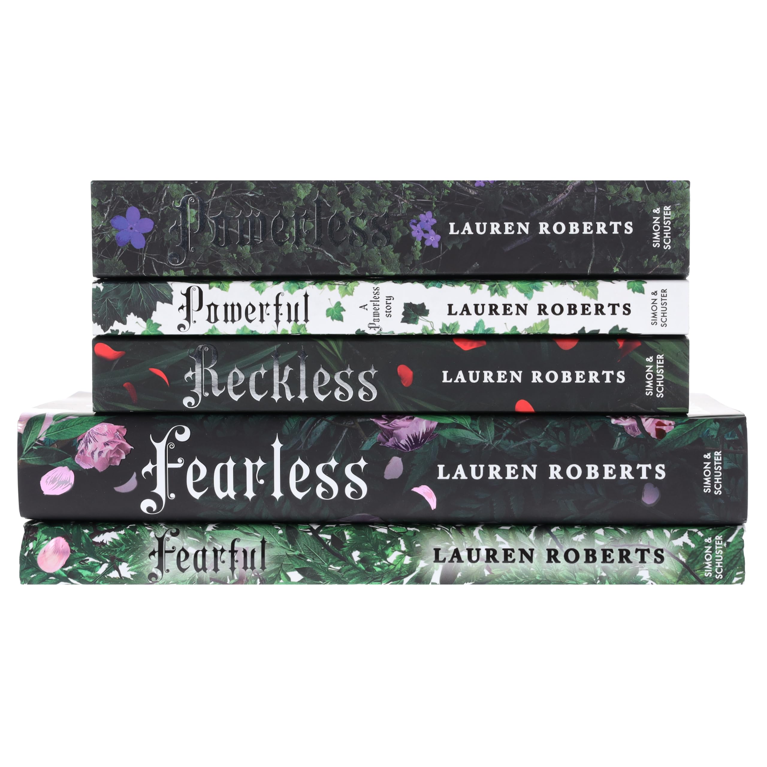 Front cover of Powerful, a companion novella in the Powerless Trilogy paperback set