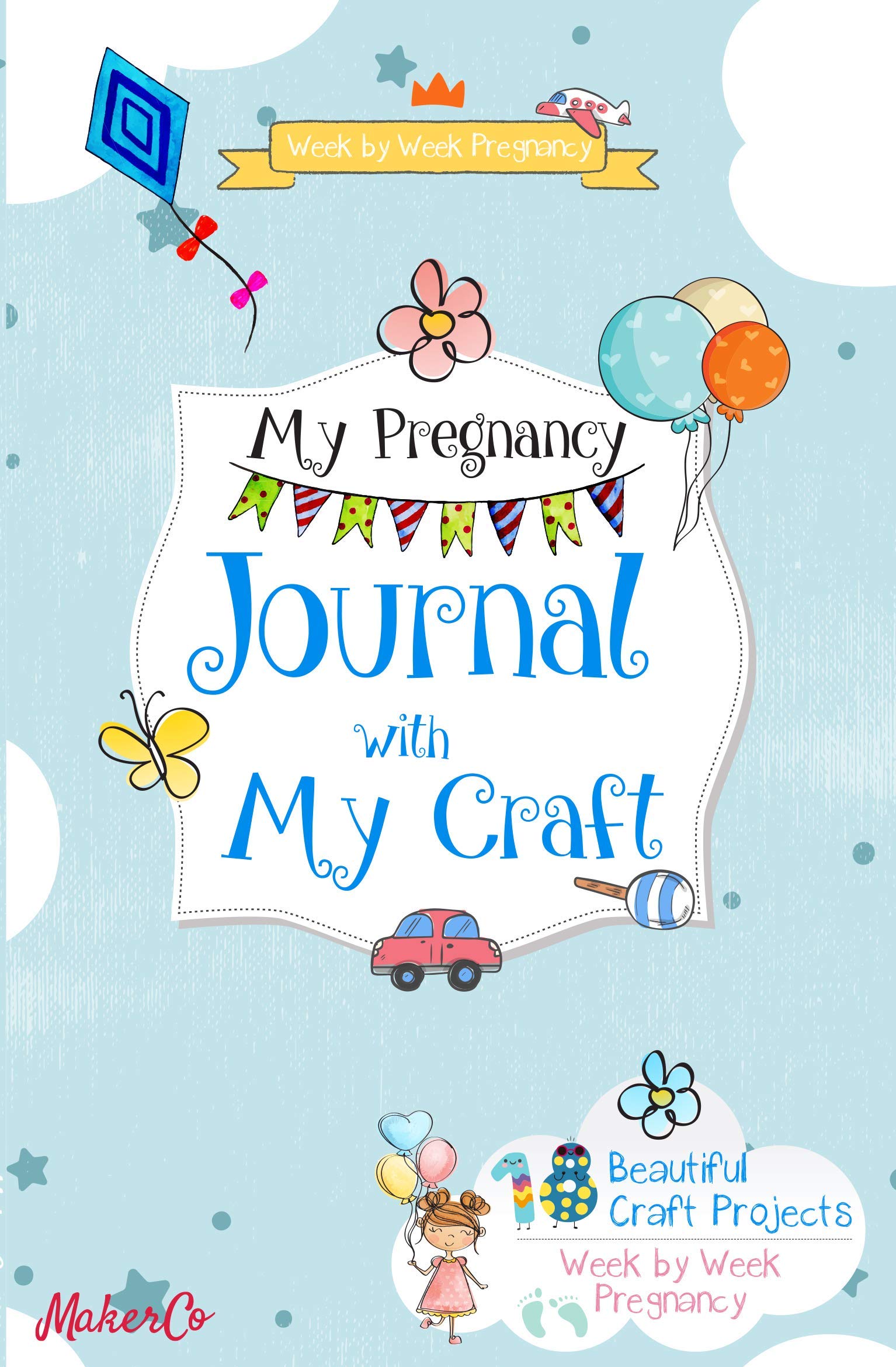 My Pregnancy Journal with My Craft paperback journal cover