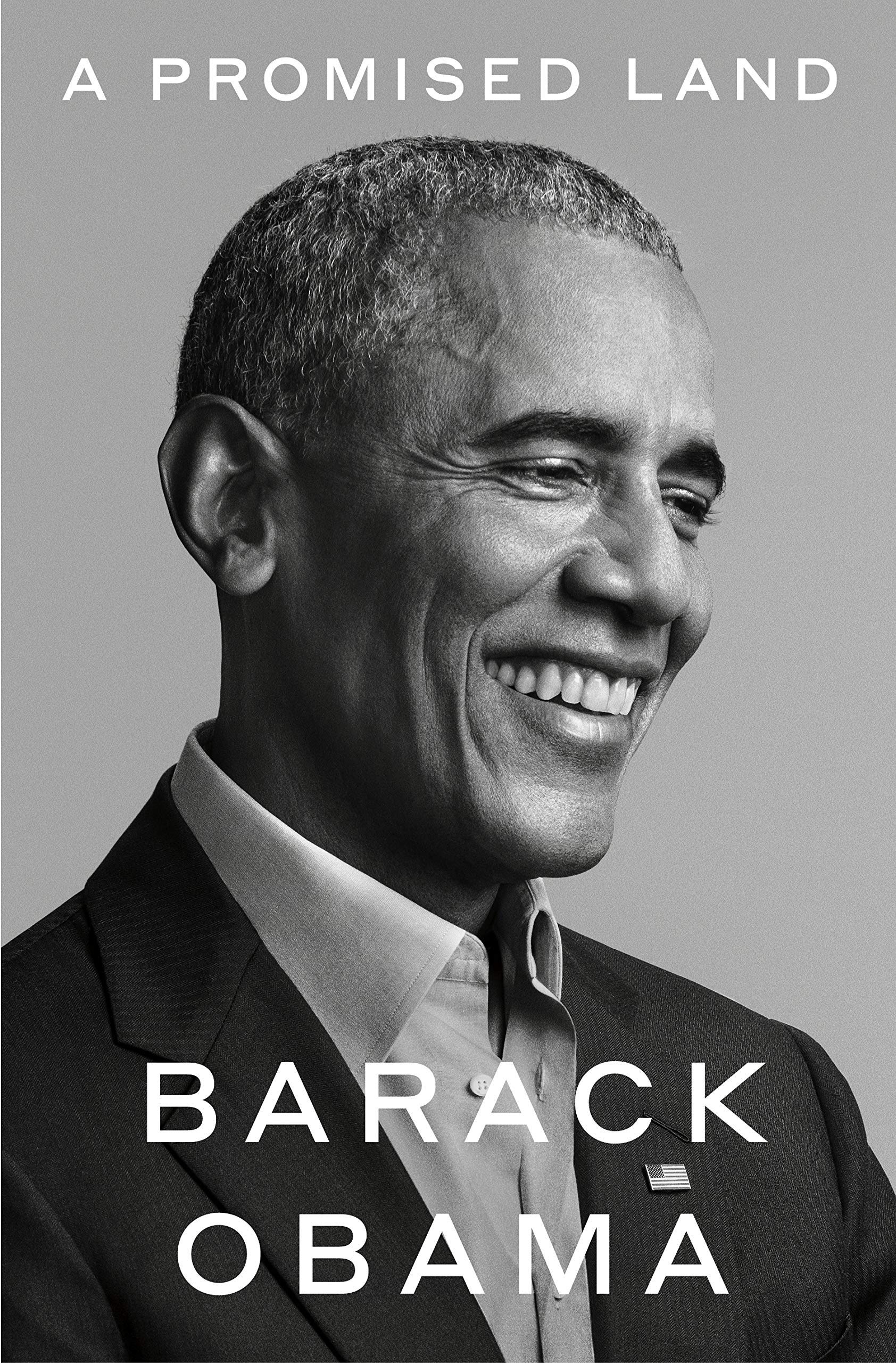Both paperback books, Promise Me, Dad by Joe Biden and A Promised Land by Barack Obama, shown together in the 2-book collection set