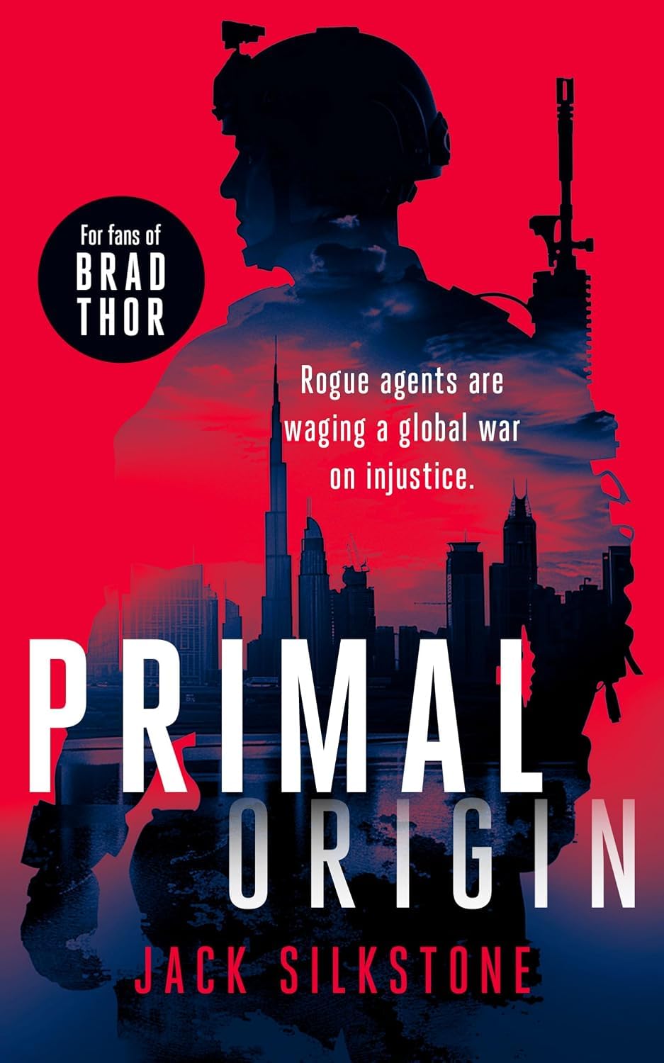 PRIMAL Vengeance and PRIMAL Fury paperback book covers from the Jack Silkstone action thriller series