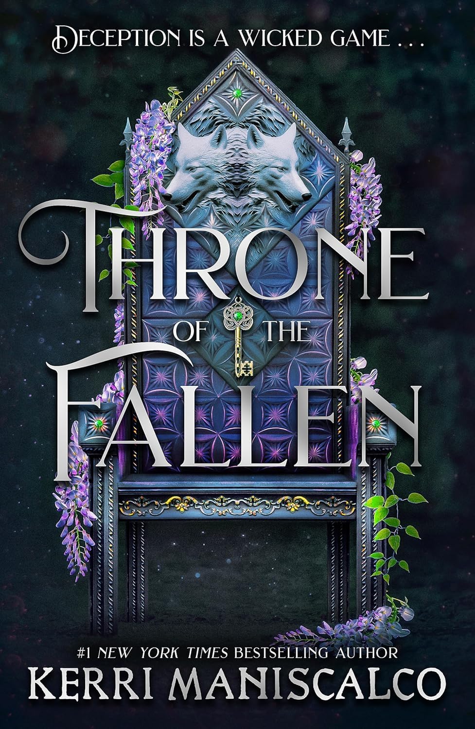 Close-up of the dramatic cover art on the Prince of Sin paperback books, showcasing the moody fantasy romance illustrations by Kerri Maniscalco.