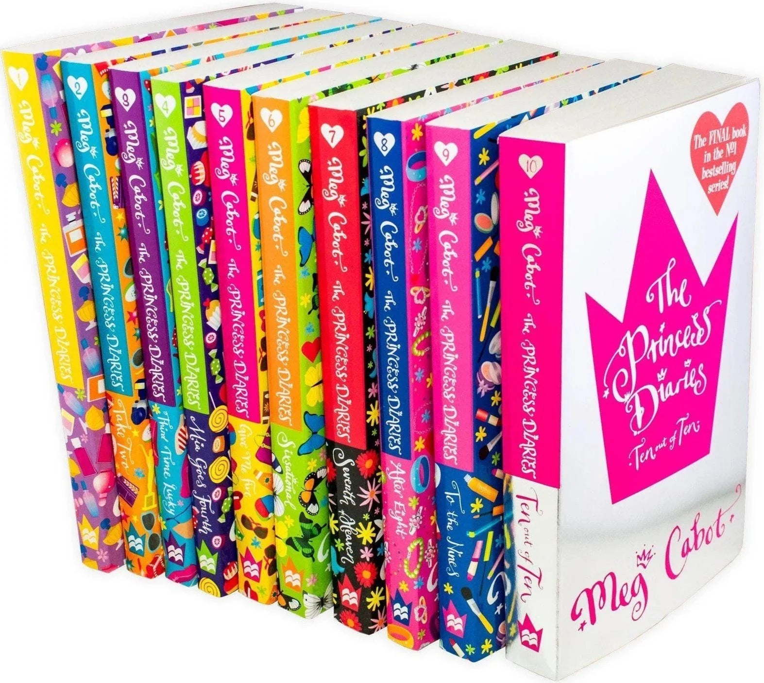 The Princess Diaries 10 Books Collection Set - sample inside page spread from the paperback edition