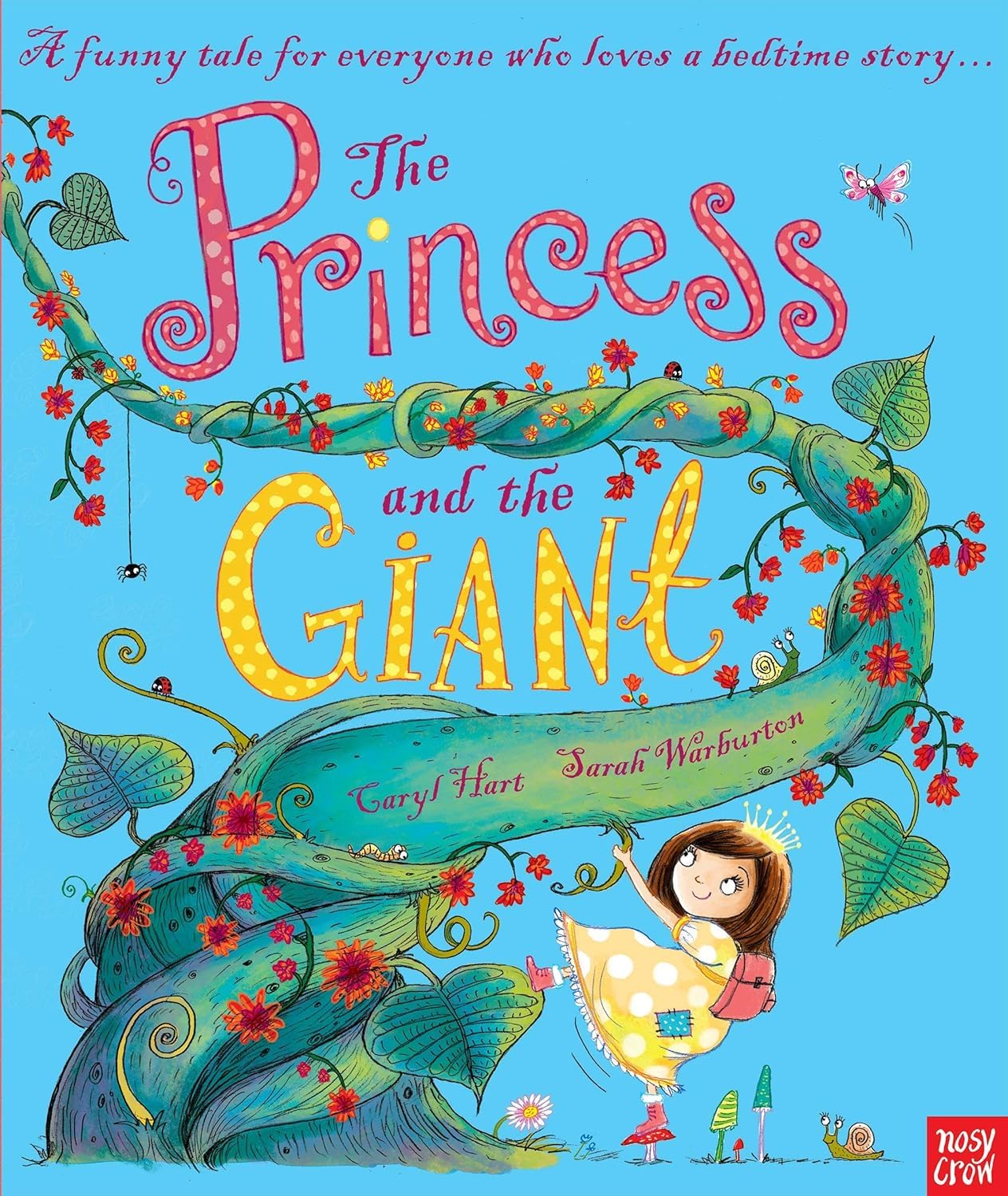 The Princess and the Shoe paperback picture book by Caryl Hart, front cover close-up