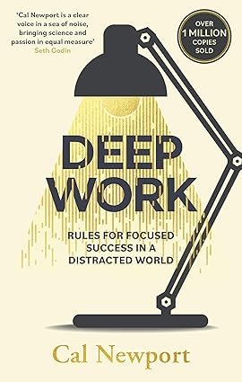 Productivity Classics 5 Books Collection Set, paperback, showing Deep Work by Cal Newport paperback cover