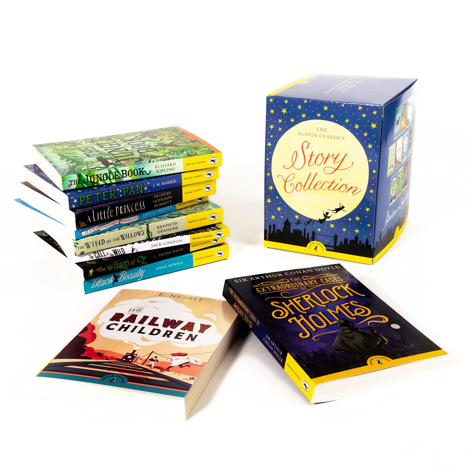 The Jungle Book and Black Beauty paperback covers from the Puffin Classics 10 book set