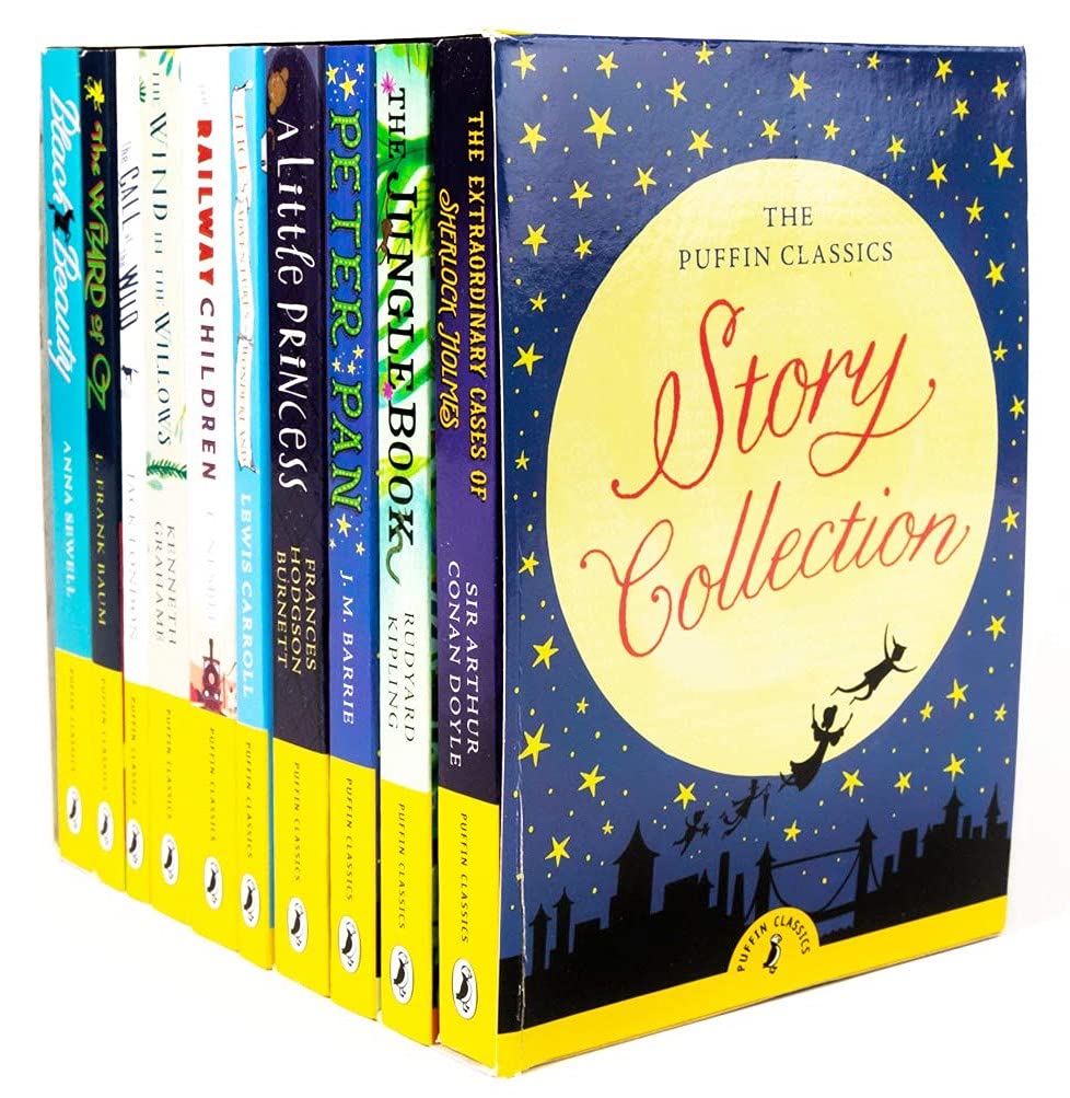 The Puffin Classics Story Collection 10 books paperback set front cover box