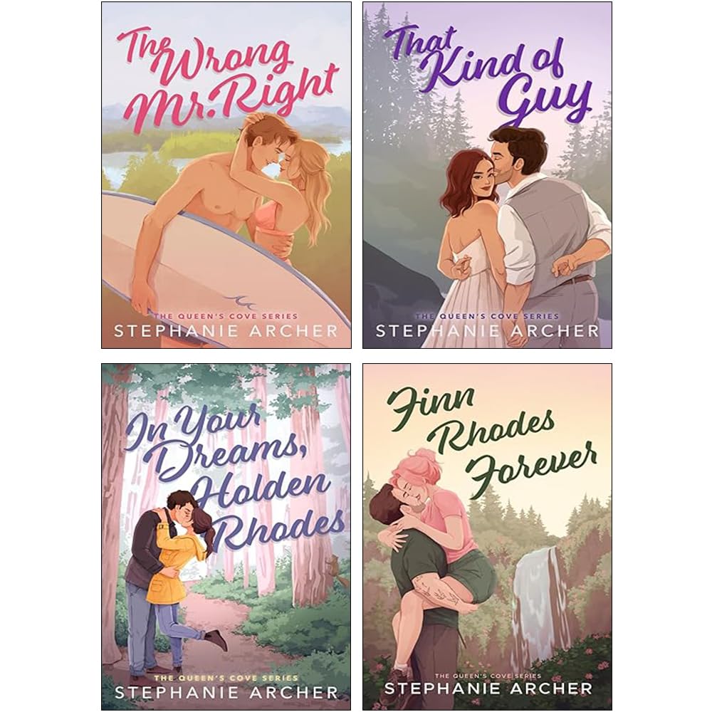 Front cover view of The Queen's Cove Series 4 book paperback collection set by Stephanie Archer
