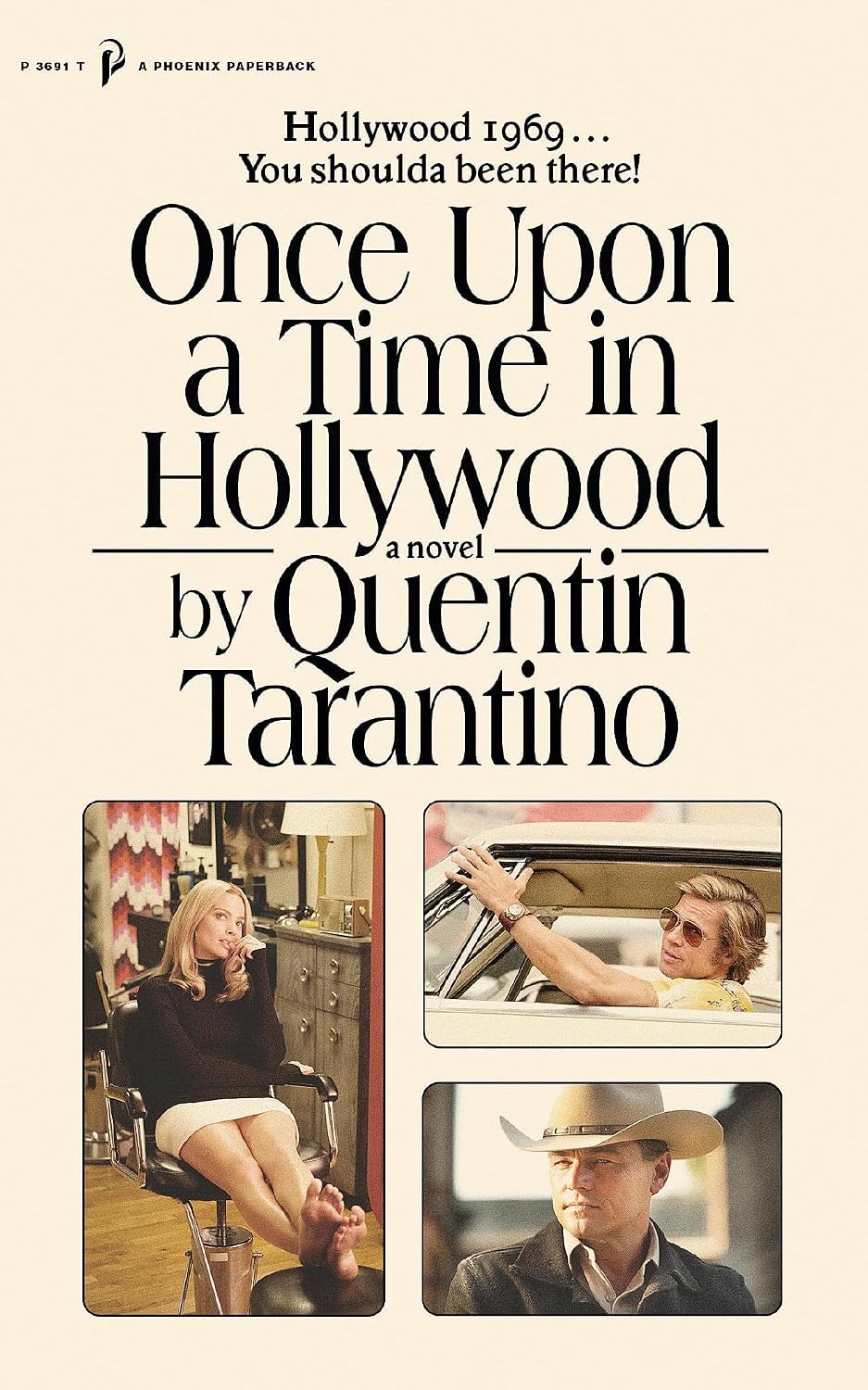 Both paperback books in the Quentin Tarantino set shown together, Cinema Speculation and Once Upon a Time in Hollywood