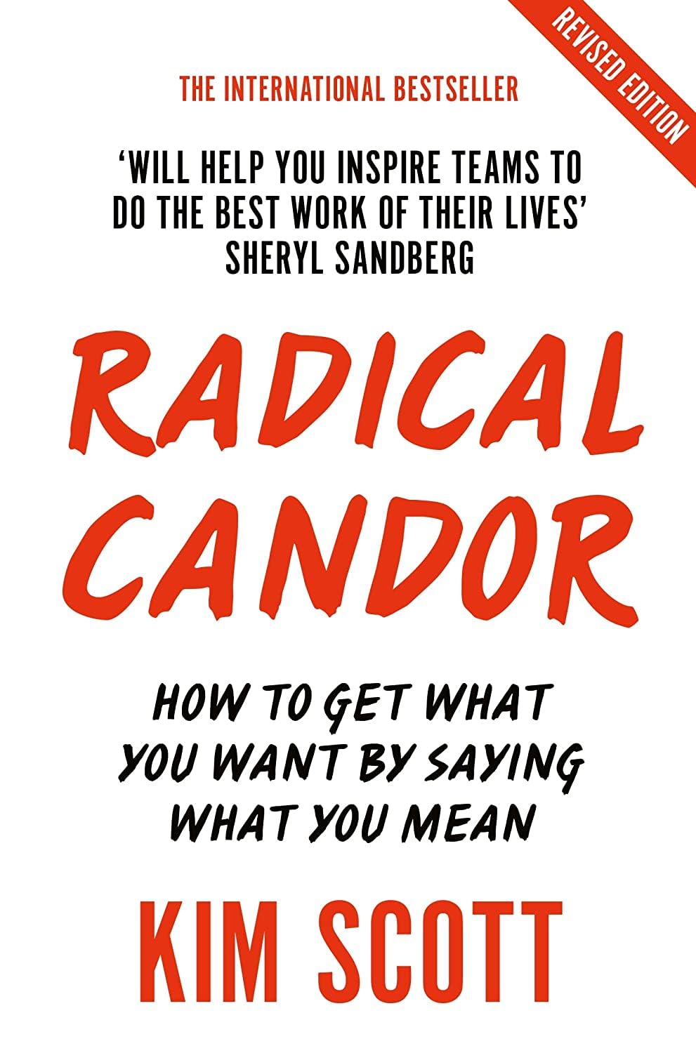Both paperback books in the Kim Scott non-fiction leadership set, Radical Candor and Radical Respect, shown side by side
