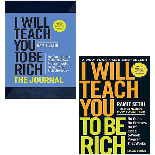 Ramit Sethi 2 Books Collection Set front cover showing I Will Teach You to Be Rich, Second Edition paperback