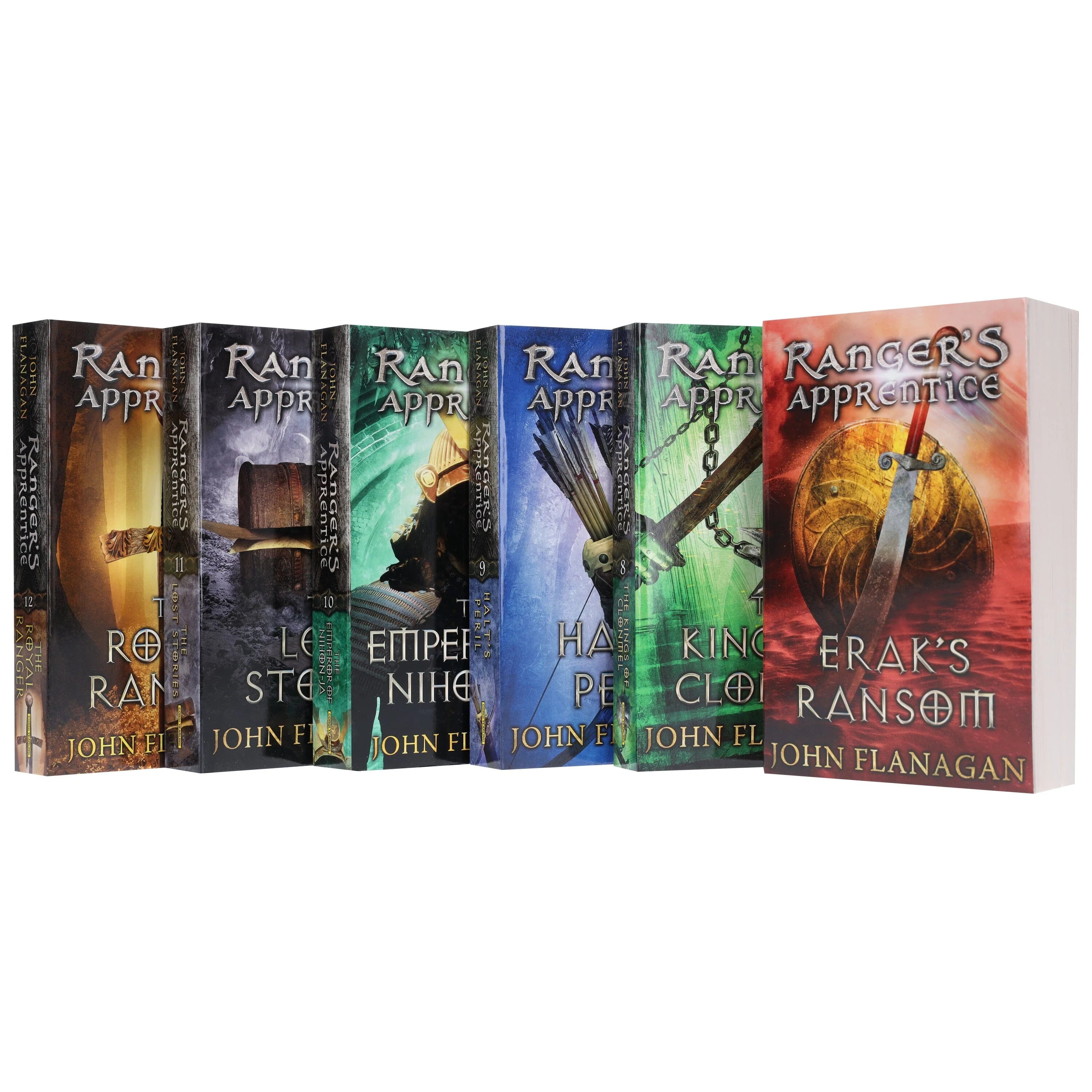 Second thumbnail view of the Ranger's Apprentice Series 2 six-book paperback set by John Flanagan