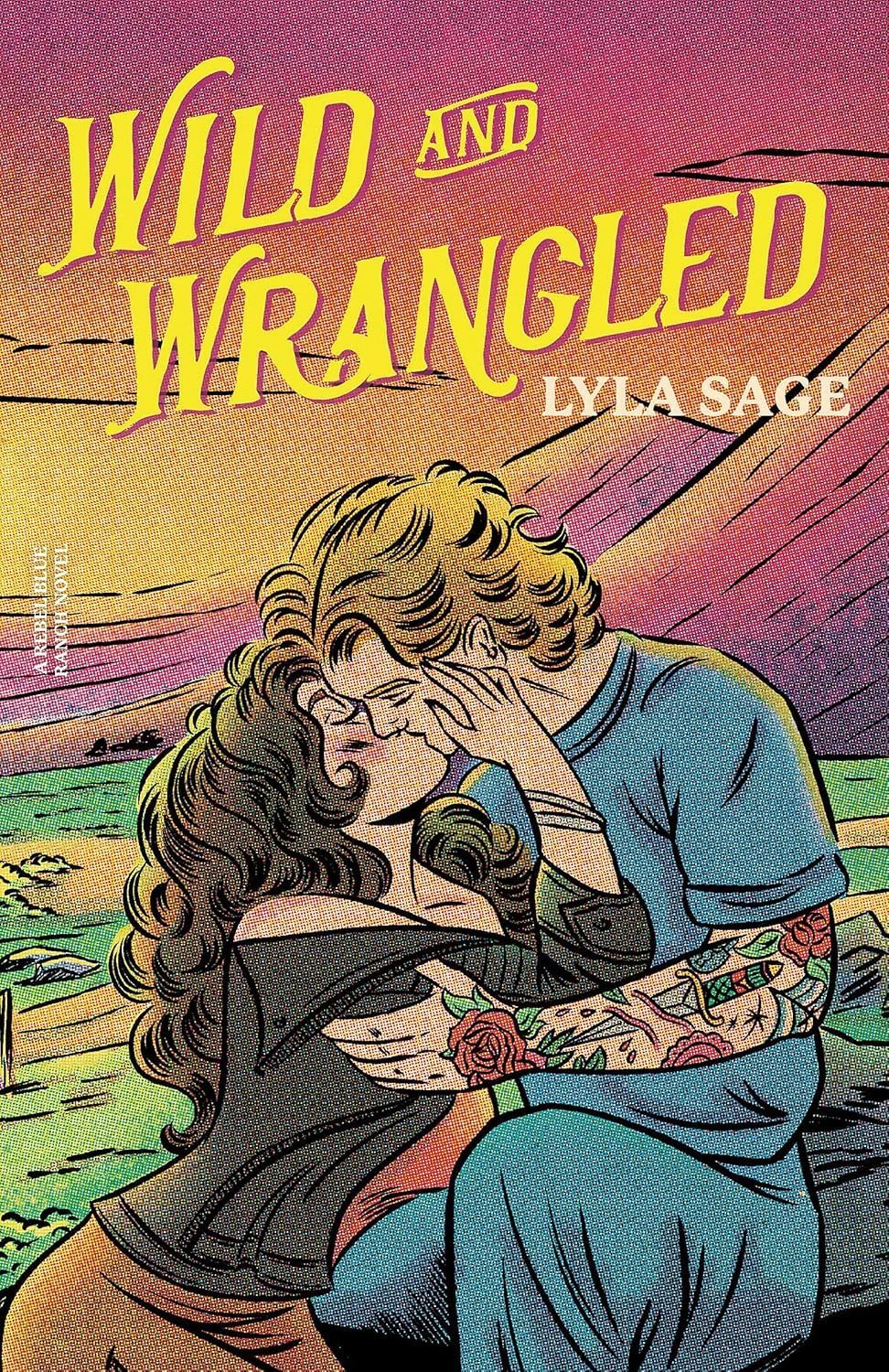 Rebel Blue Ranch 4-book collection set by Lyla Sage arranged to show both covers and spines together.