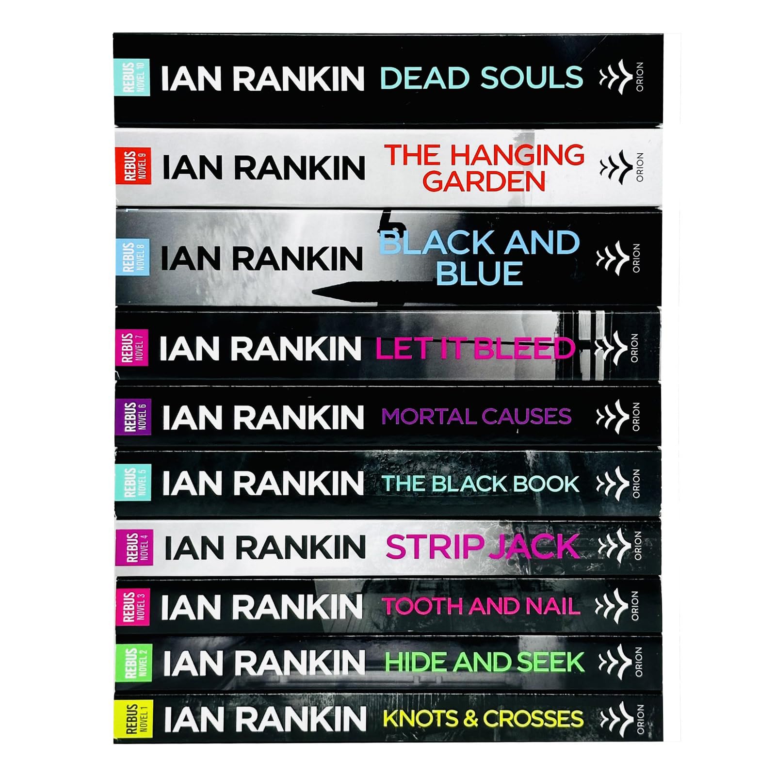 Back cover synopsis of the Ian Rankin Inspector Rebus 10 book paperback collection