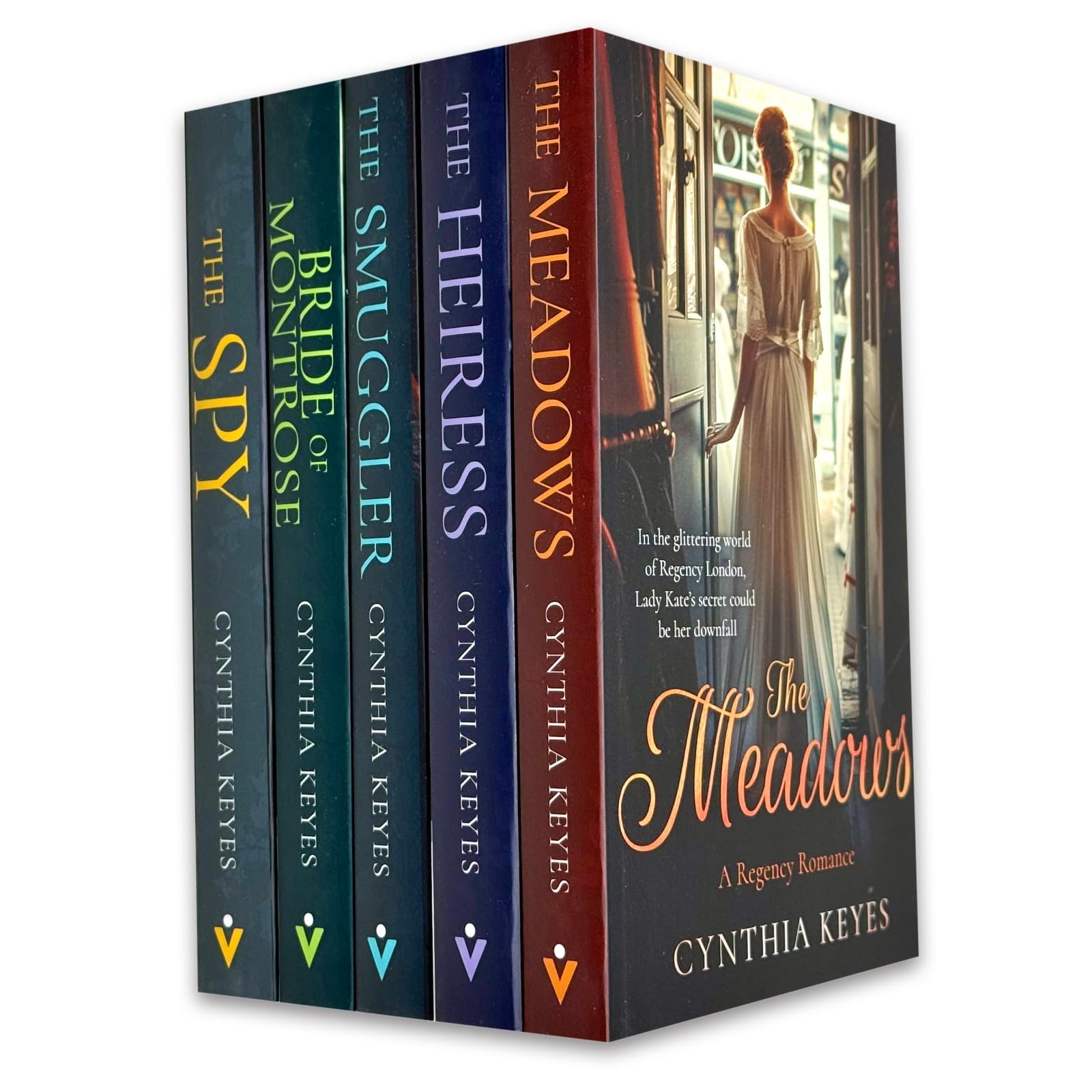 Regency Romantic Suspense 5 Books Collection Set by Cynthia Keyes, paperback front cover