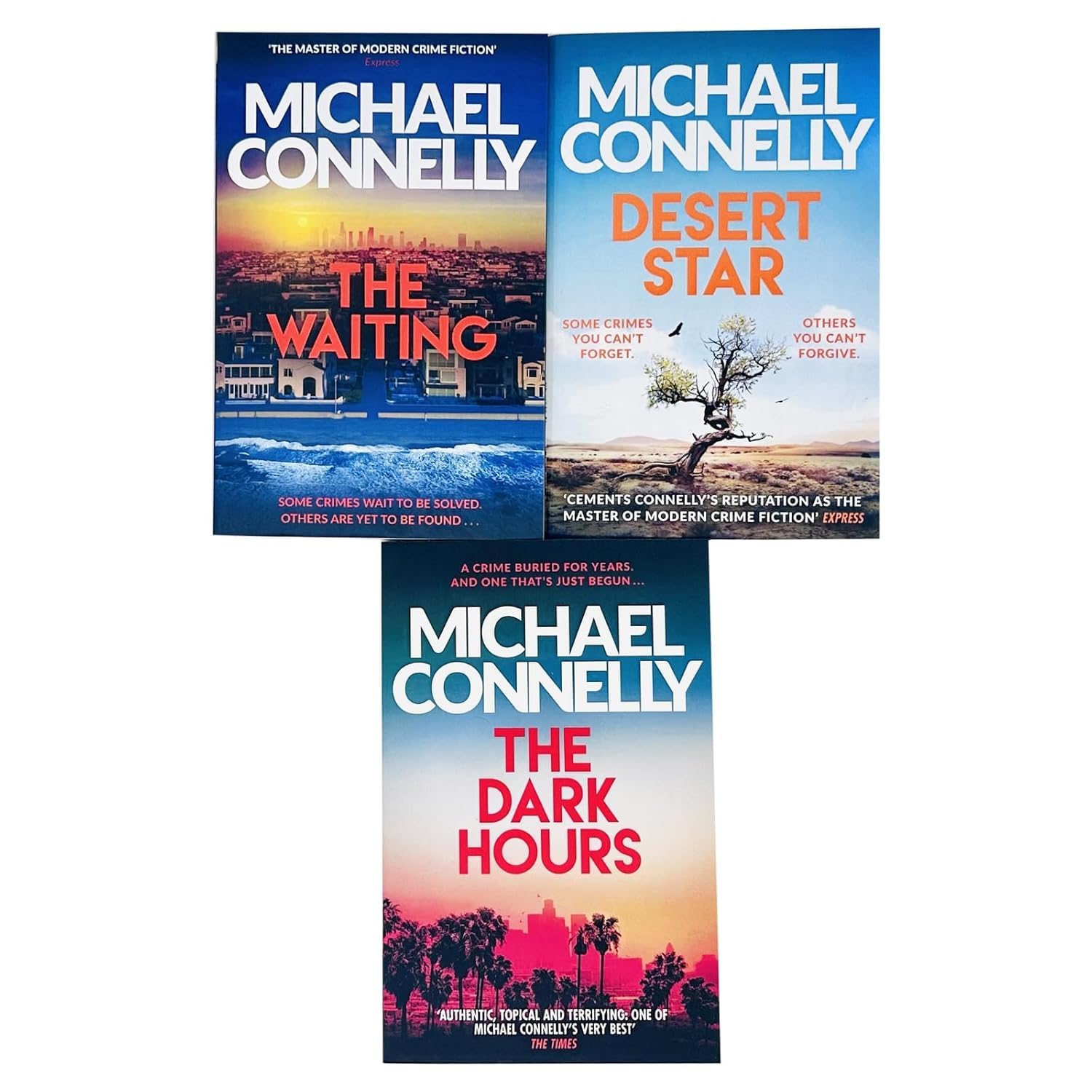 The Waiting by Michael Connelly - paperback front cover, book 6 in the Ballard and Bosch series