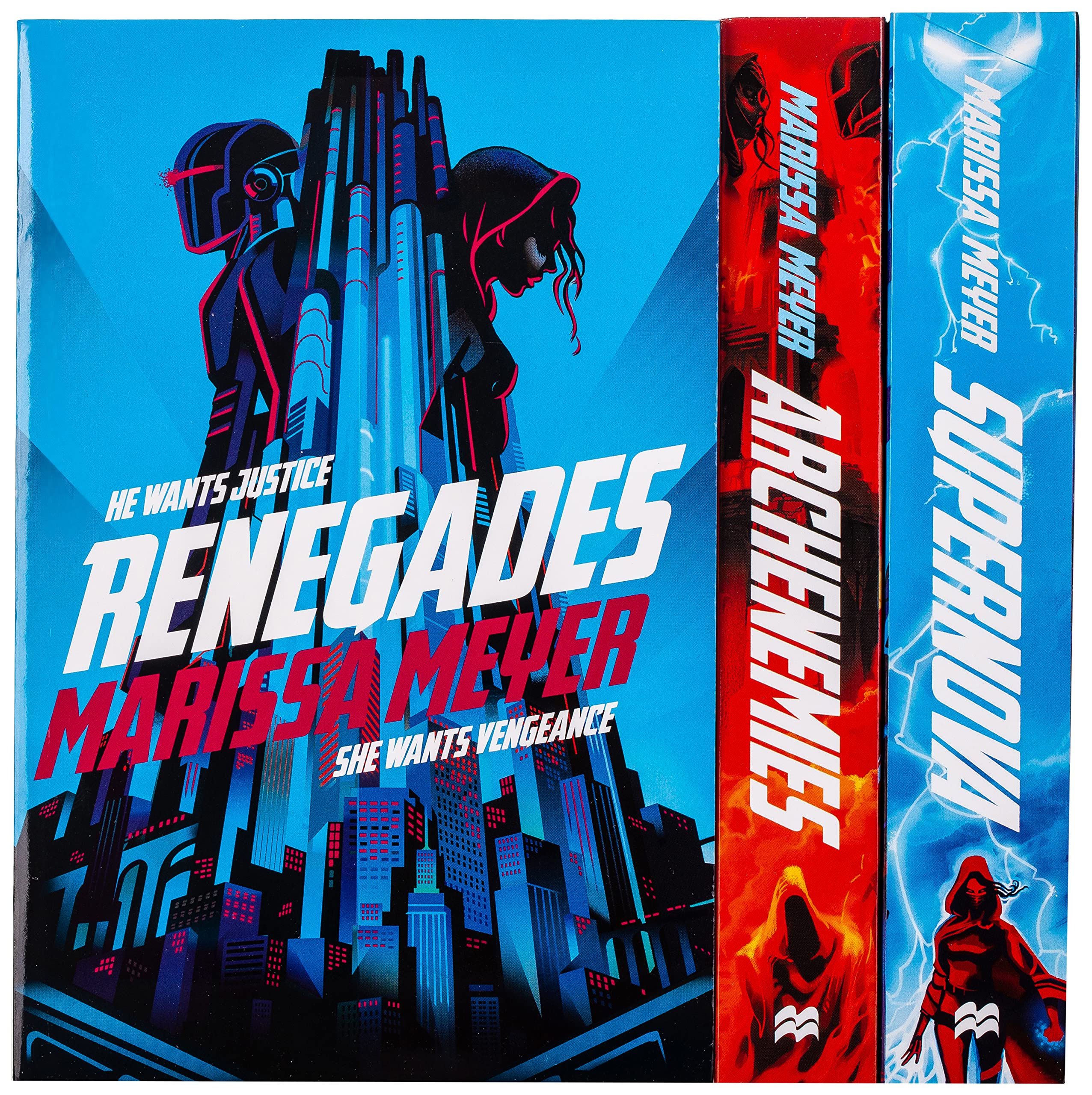 Renegades Series 3 Books Collection Set by Marissa Meyer paperback front cover - Renegades, Archenemies, Supernova