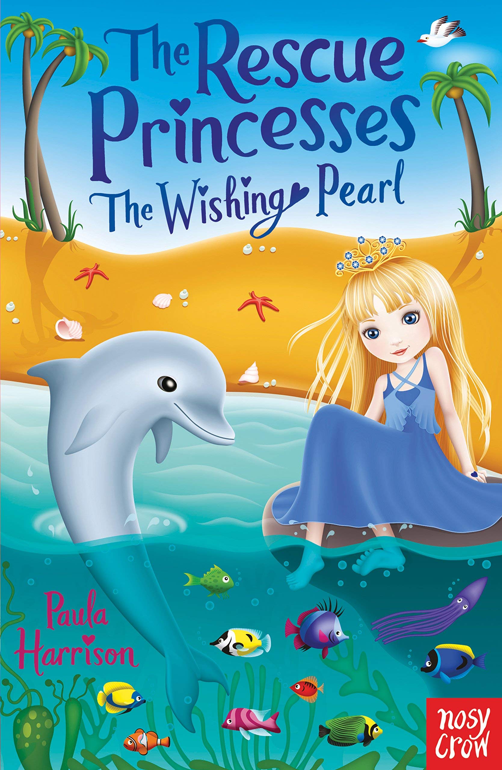 The Rescue Princesses collection fanned out to show The Secret Promise, The Wishing Pearl, and The Moonlit Mystery paperback covers.