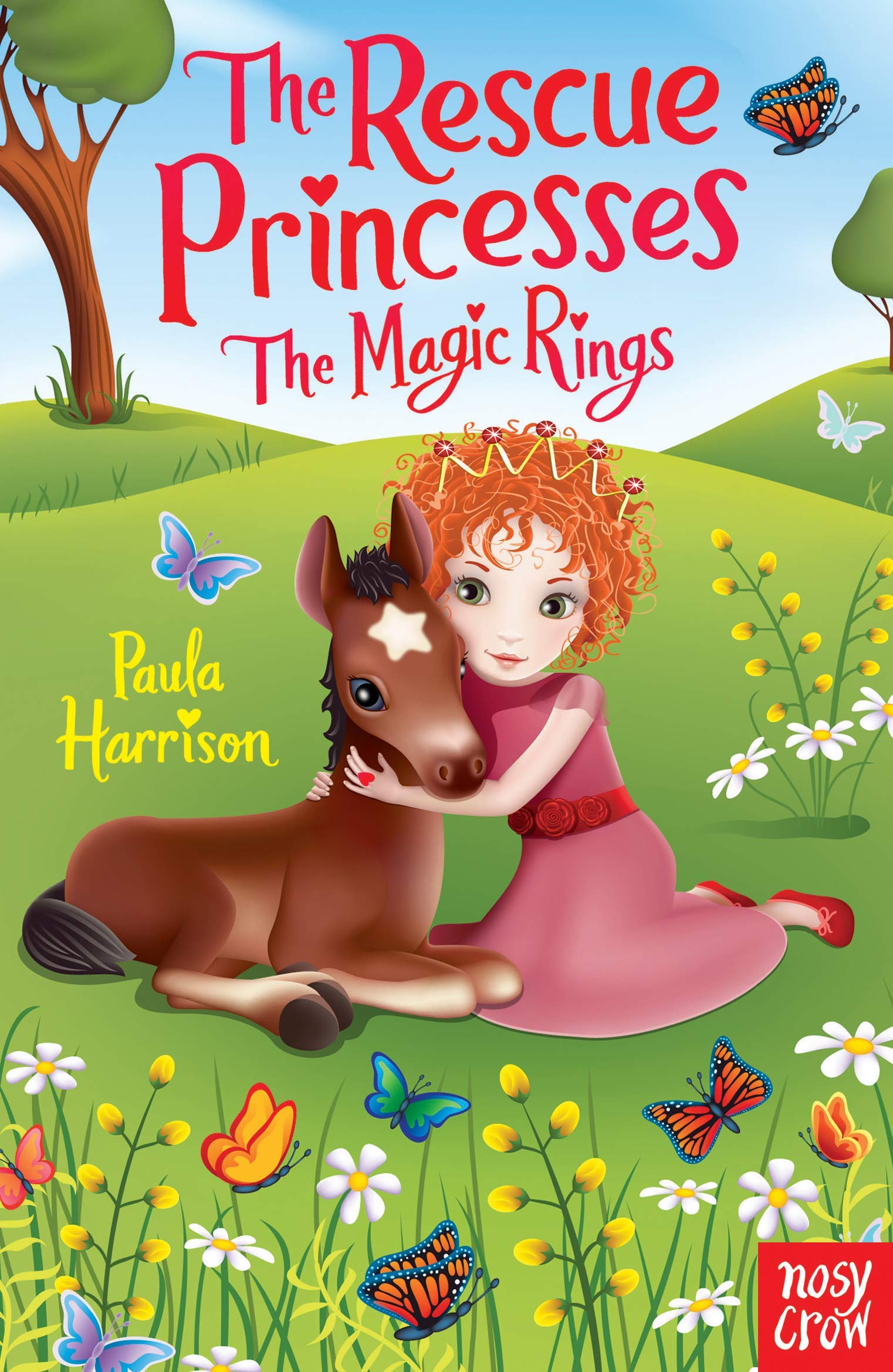 The Rescue Princesses paperback collection displayed with The Lost Gold, The Shimmering Stone, and The Silver Locket visible.