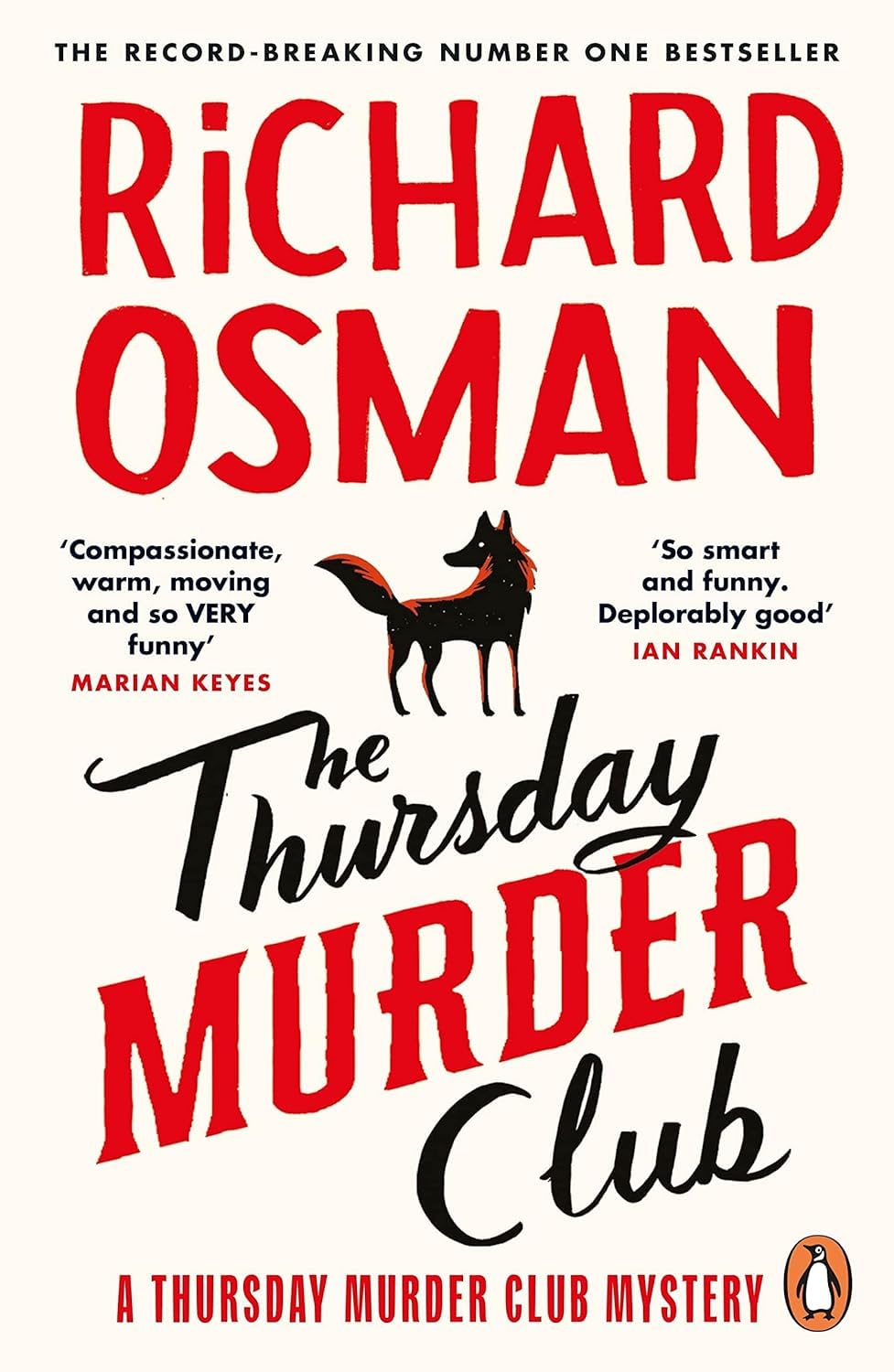 Back cover detail of the Richard Osman 5 books paperback collection showing synopsis and reviews