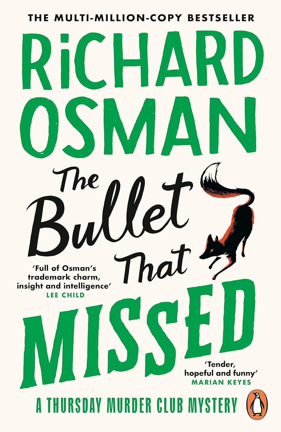 The Man Who Died Twice and The Bullet That Missed paperback covers from the Richard Osman Thursday Murder Club series