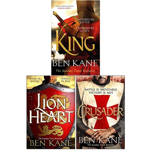 Richard the Lionheart 3 Books Collection Set by Ben Kane - front cover of paperback box set