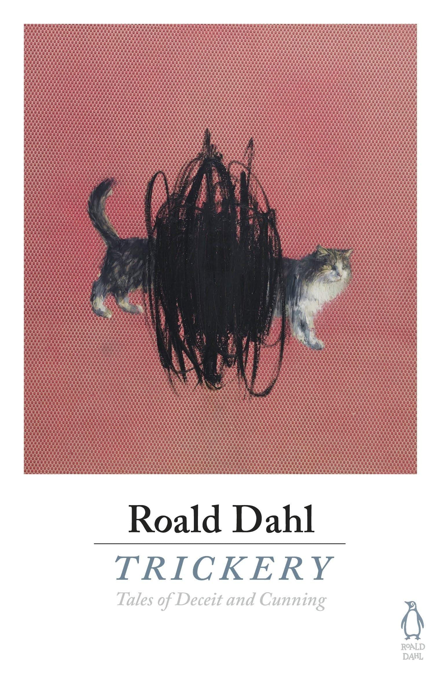 Roald Dahl 4-book paperback collection set displayed together on a shelf