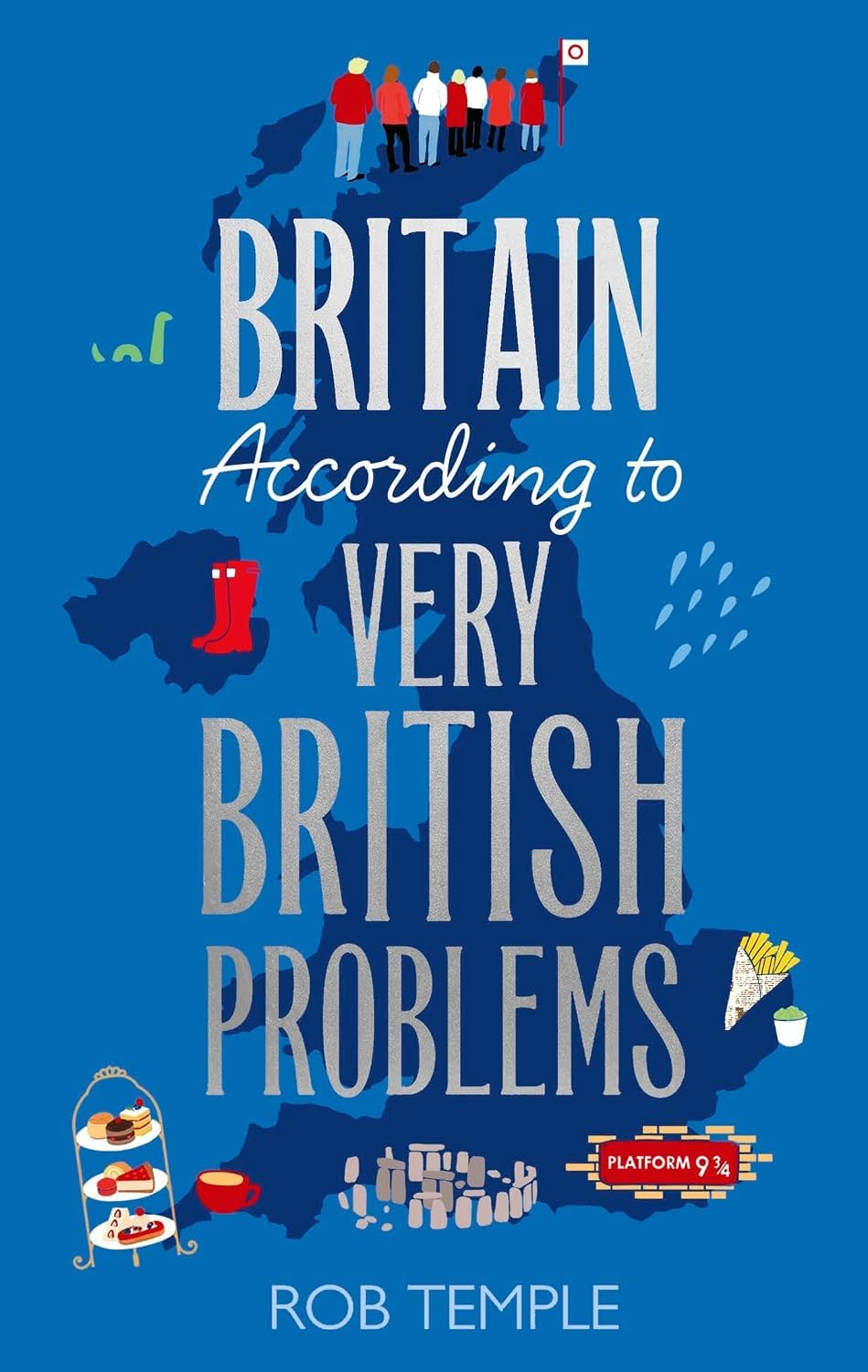 Front cover of A Very British Christmas paperback by Rob Temple