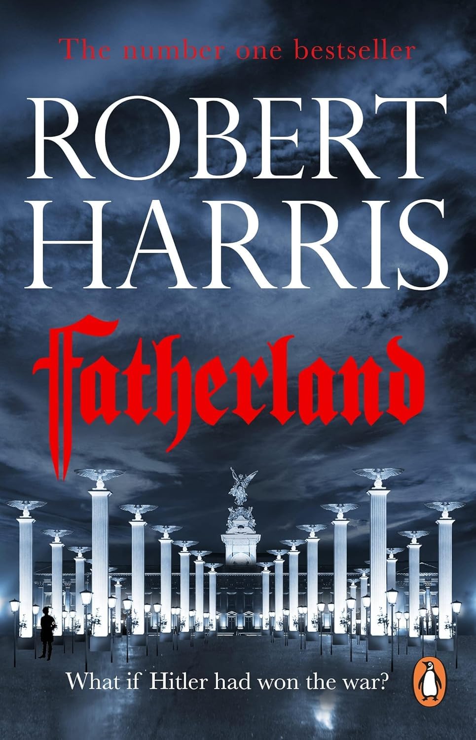 Robert Harris paperback set fanned out showing Enigma, Fatherland, Archangel, Pompeii and The Ghost spines