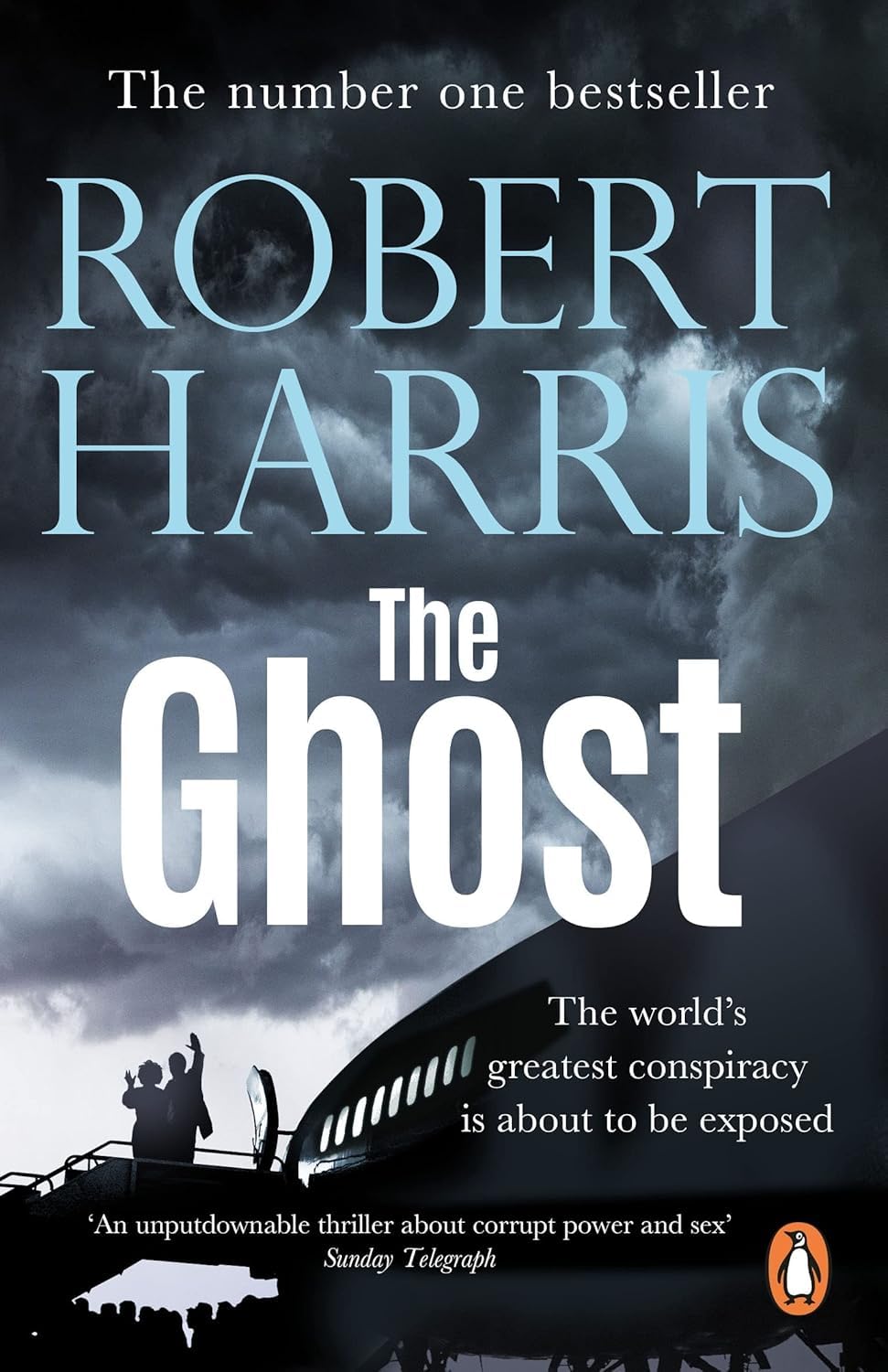 Stacked view of the five Robert Harris paperback novels included in this fiction collection set