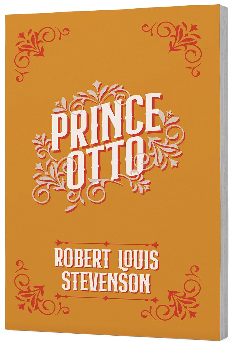 Close-up of the front cover artwork for Prince Otto paperback edition from the Stevenson collection