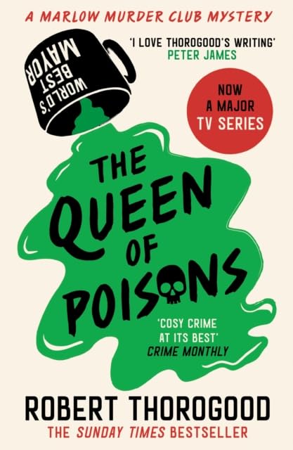 the seven Robert Thorogood paperbacks arranged side by side, highlighting the colorful cover designs