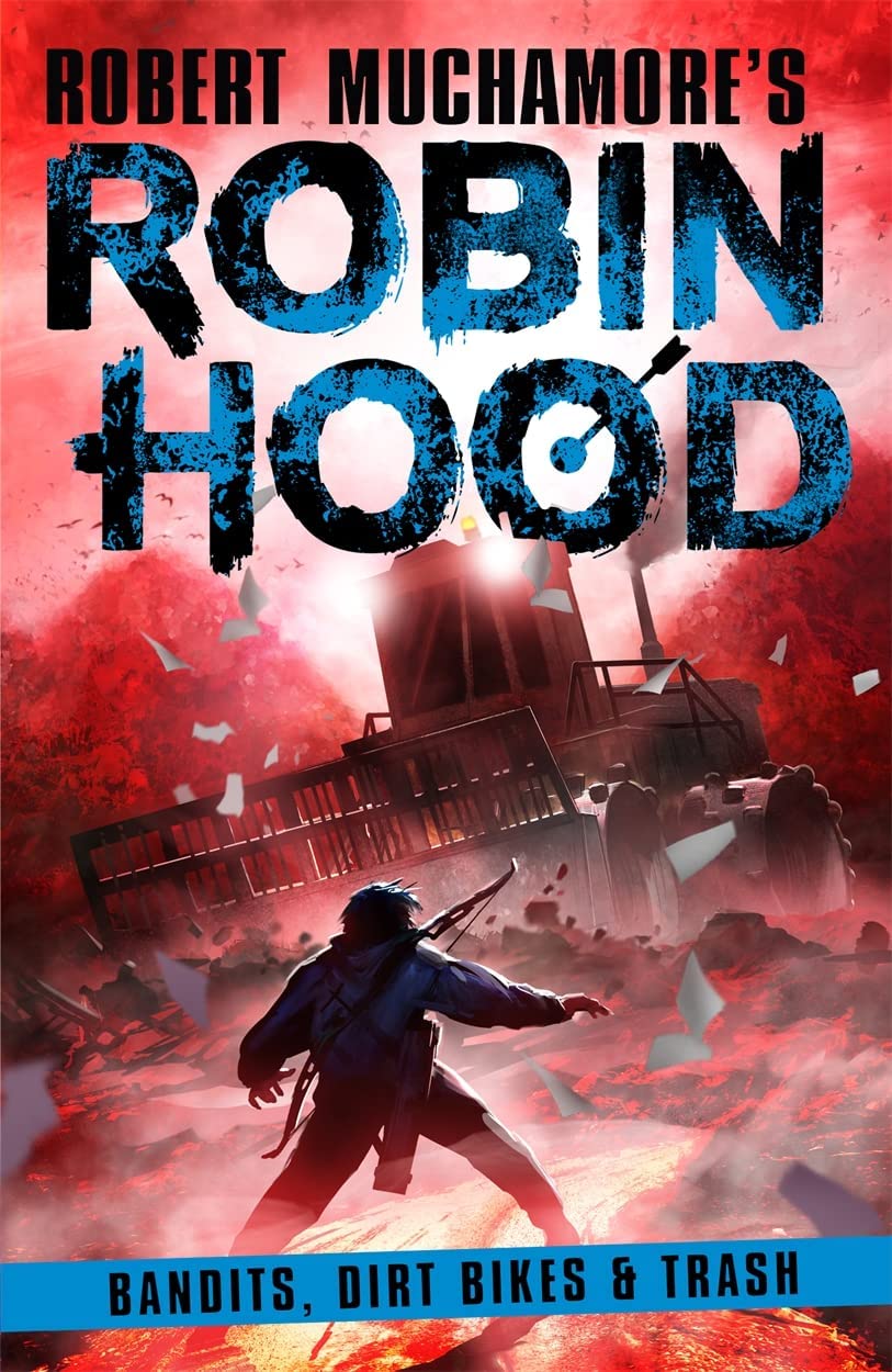 back cover synopsis of a Robin Hood paperback by Robert Muchamore