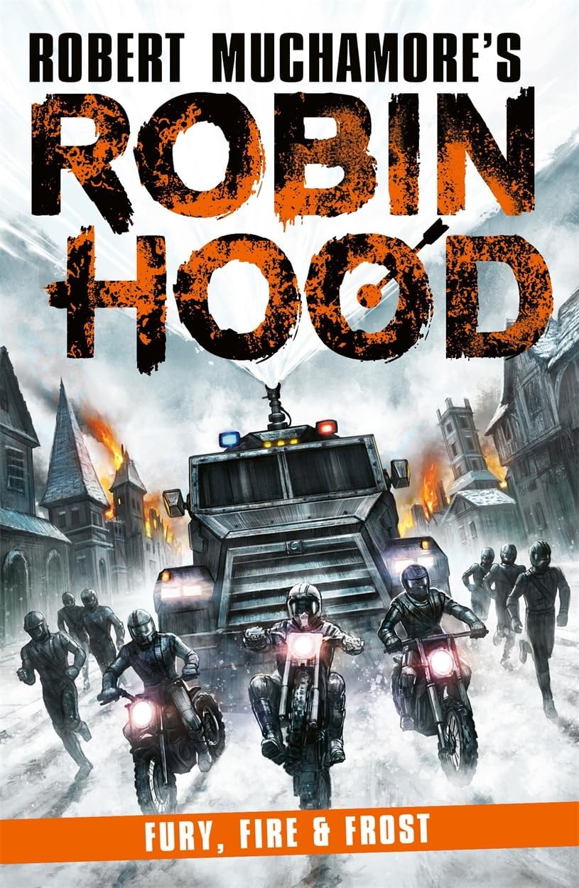 inside page spread from a Robin Hood paperback by Robert Muchamore