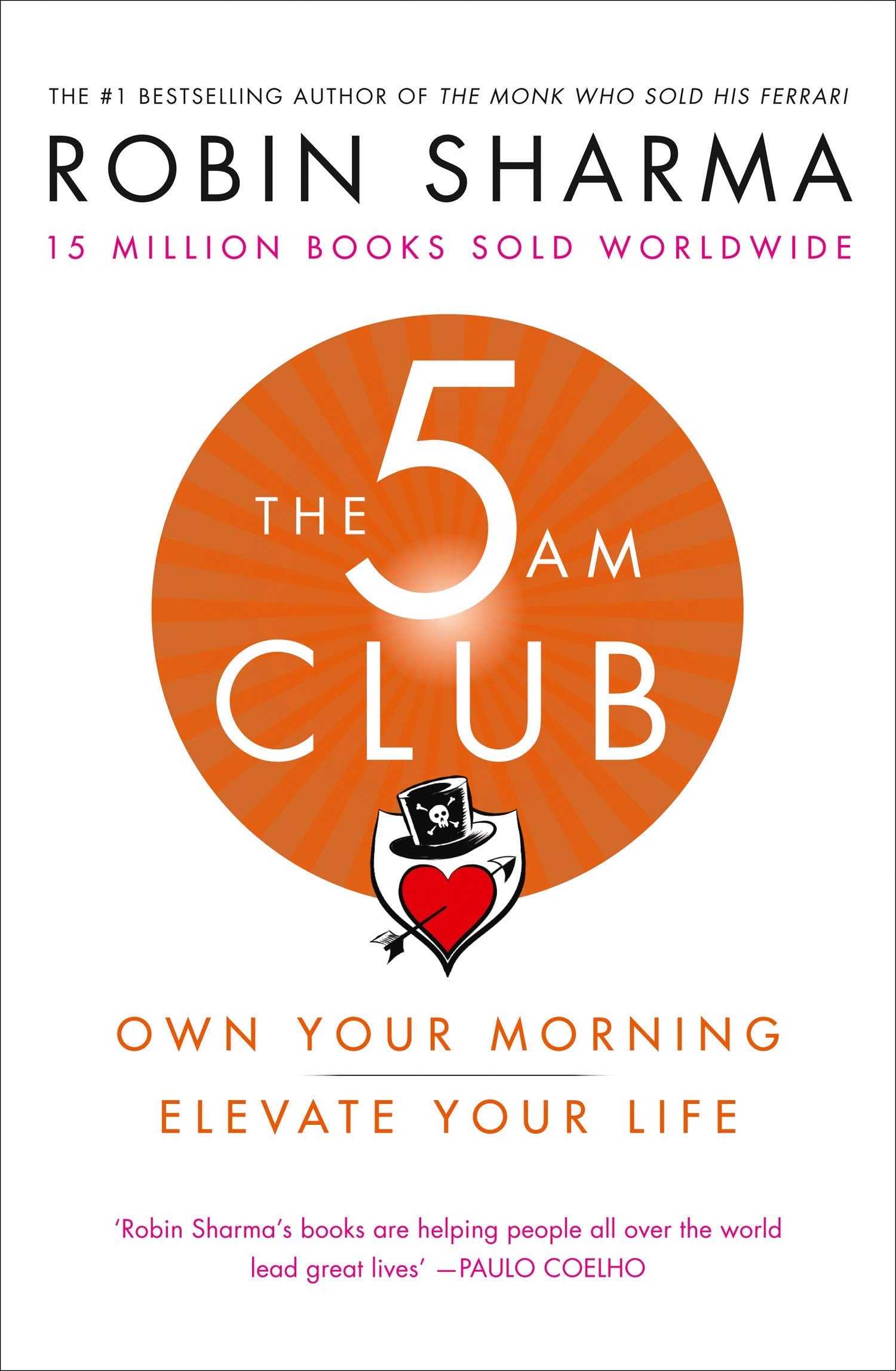 The 5 AM Club paperback cover by Robin Sharma shown alongside the other two books in the set