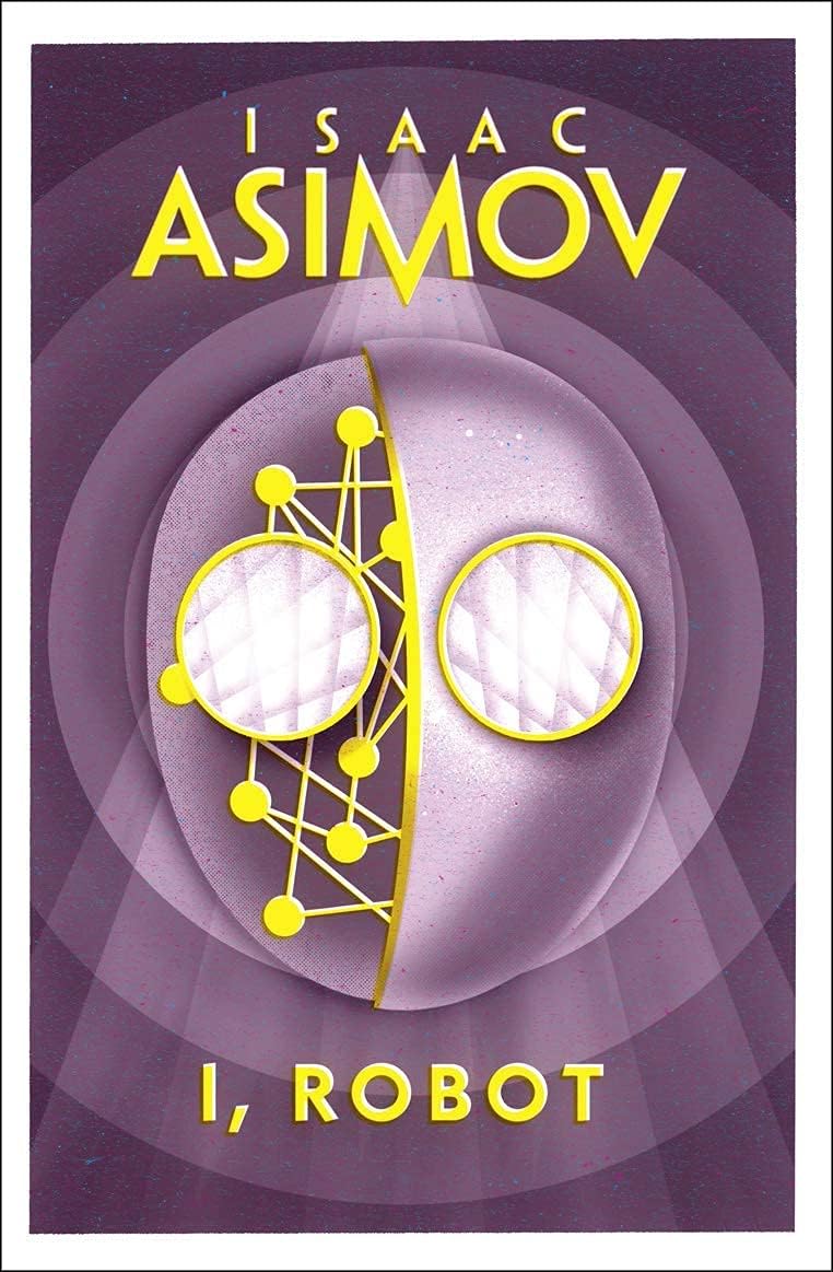 Isaac Asimov Robot Series paperback books fanned out showing all 7 titles