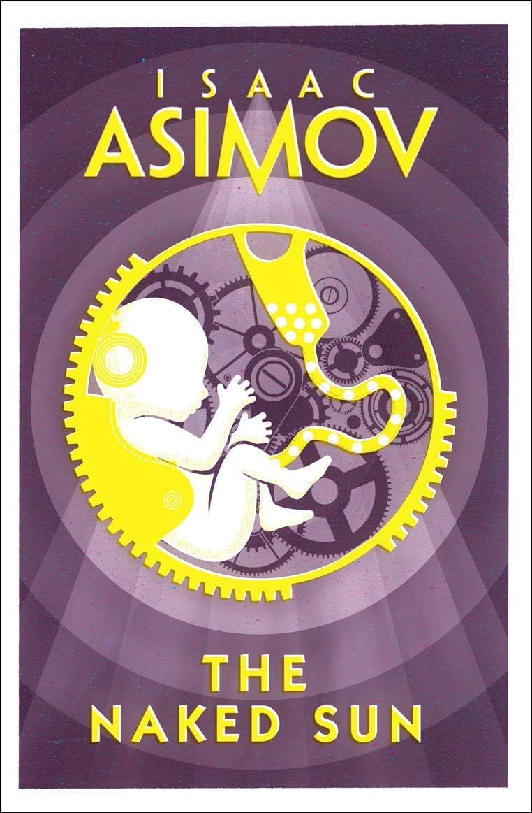 The Naked Sun and The Robots of Dawn paperback covers from the Robot Series set
