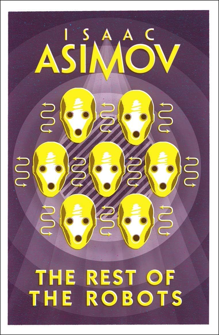 Robots and Empire and The Rest of the Robots paperback covers from the Robot Series set