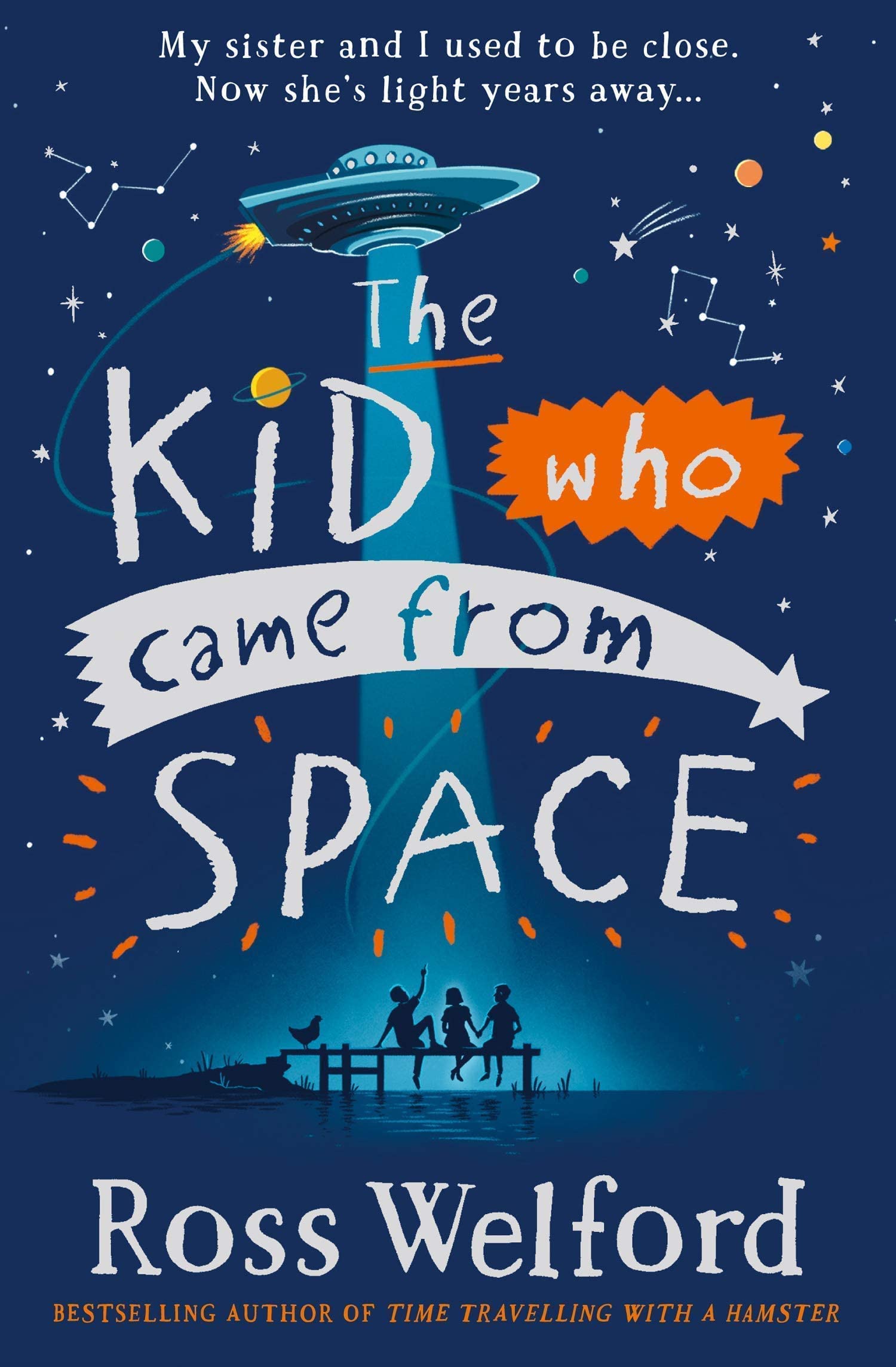 The Kid Who Came from Space by Ross Welford paperback front cover close-up