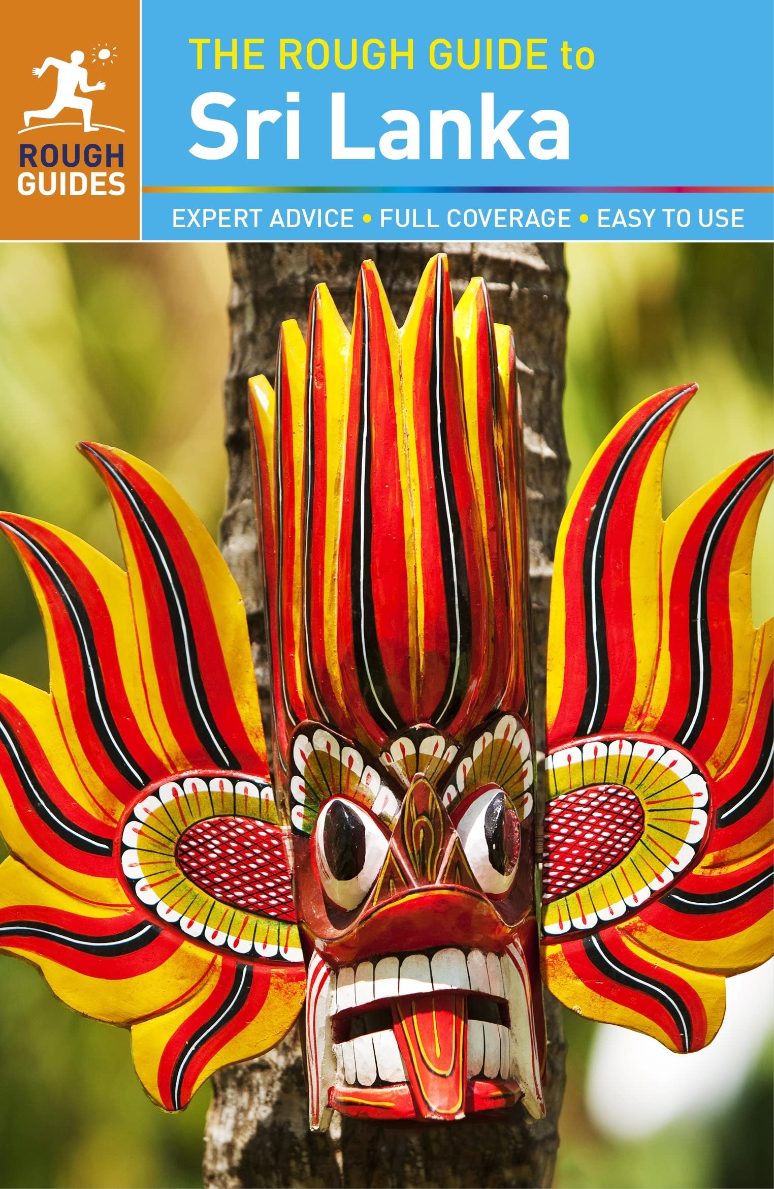 The Rough Guide to Sri Lanka paperback cover, the fifth book in the Rough Guides collection set