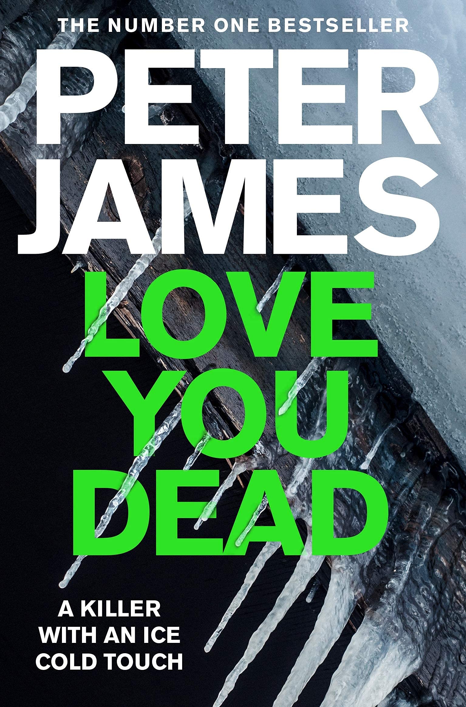 All six Roy Grace paperback books by Peter James fanned out together showing the complete collection set