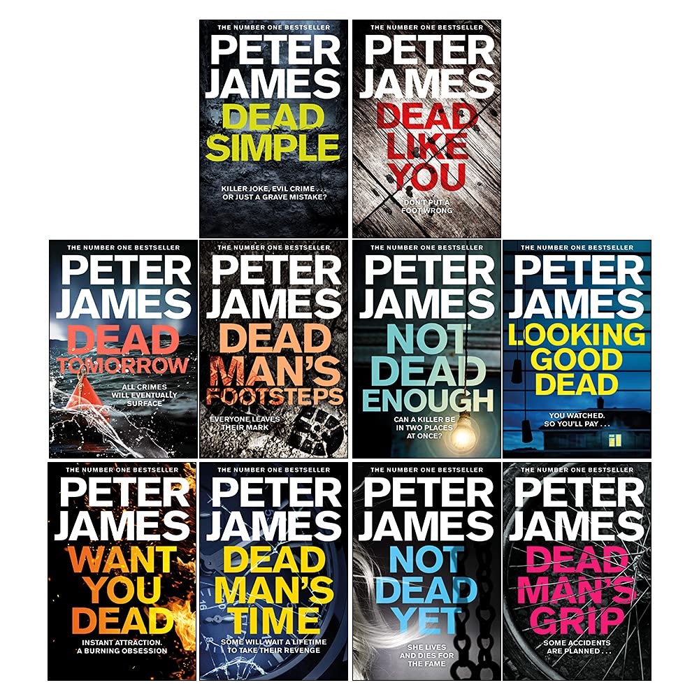 Roy Grace Series by Peter James 10 Books Collection Set paperback front cover