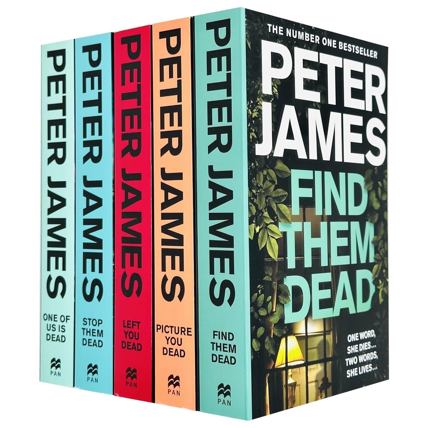 Find Them Dead by Peter James paperback front cover, Roy Grace series book 16