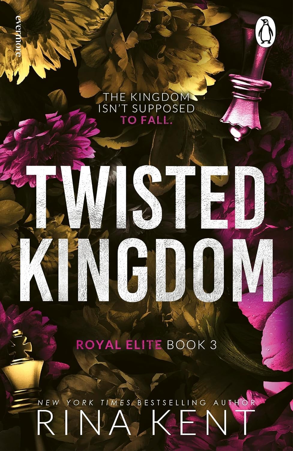 Royal Elite Series by Rina Kent - Black Knight paperback cover and spine detail