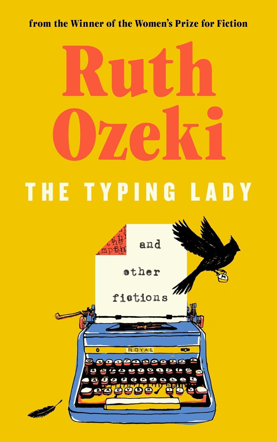 Close-up of The Typing Lady hardcover edition by Ruth Ozeki included in this literary fiction set