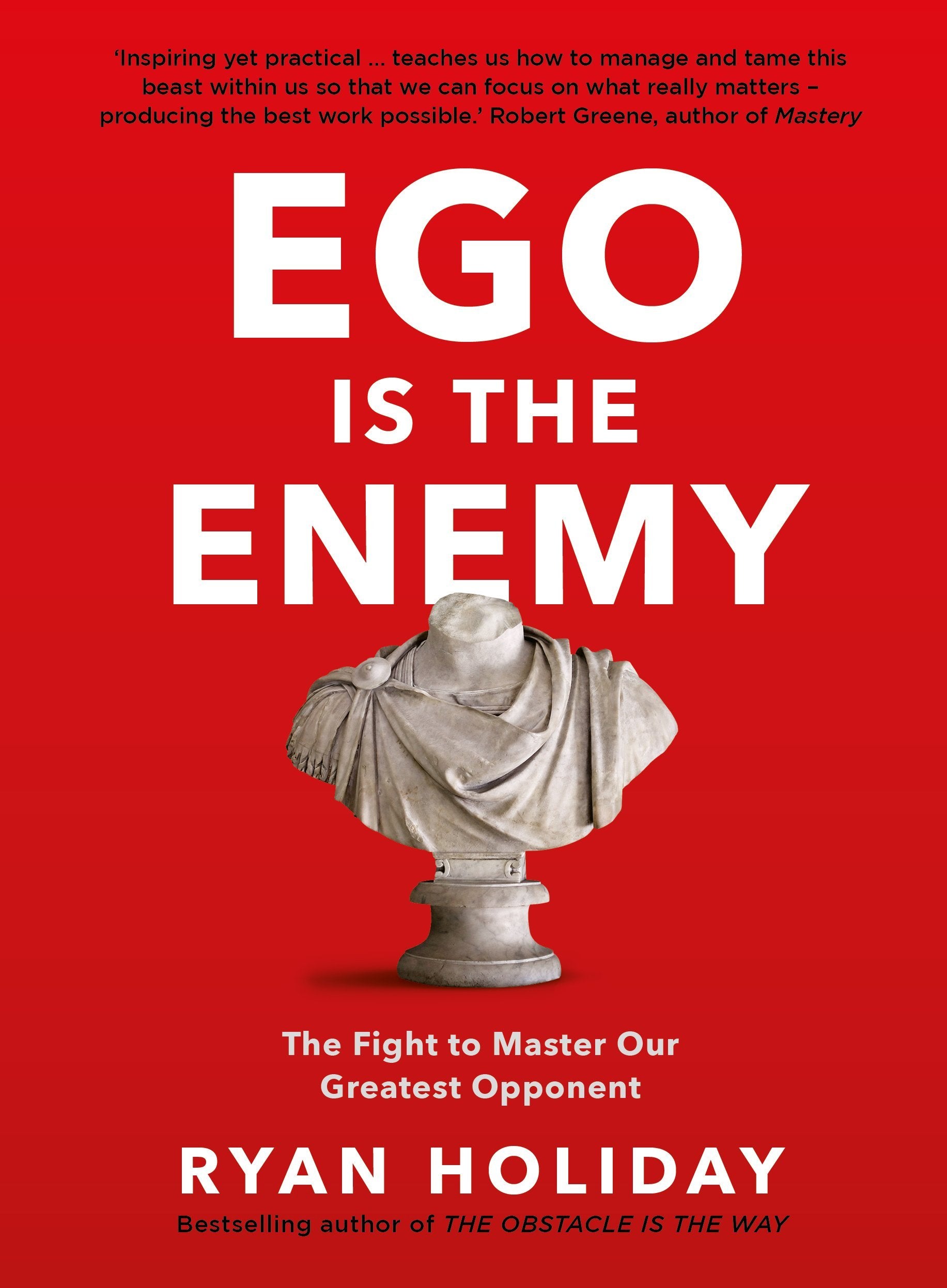 Ego Is the Enemy book cover by Ryan Holiday shown within the 4-book Stoic collection