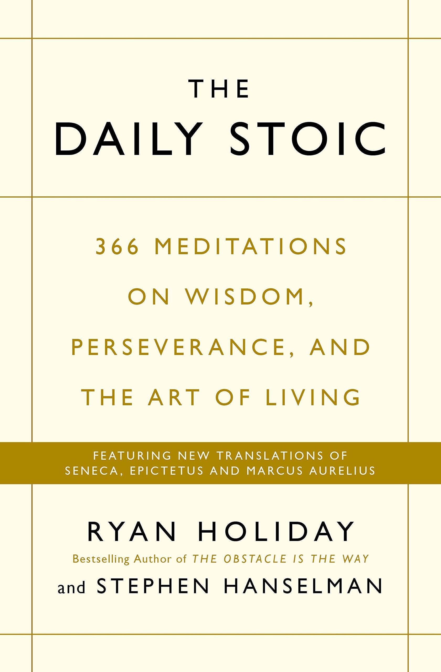 The Daily Stoic Journal hardcover companion journal cover from the Ryan Holiday 4-book Stoic set