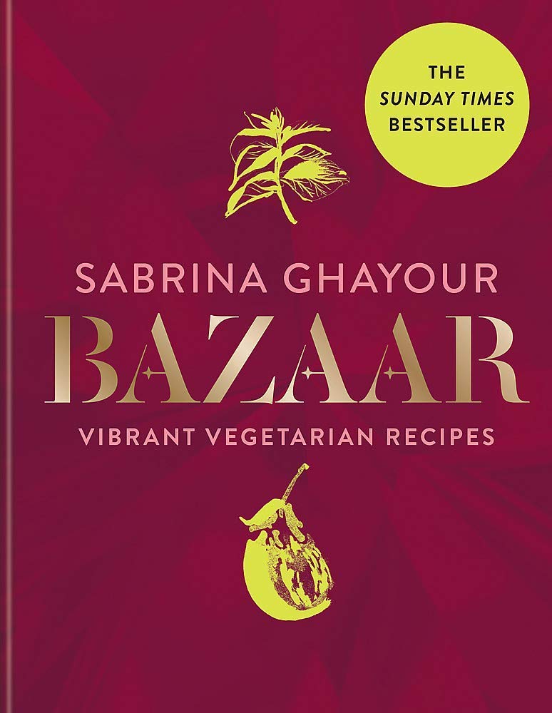 Persiana, Bazaar and Sirocco hardback cookbooks stacked showing spines and set format