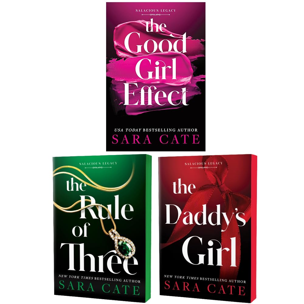 Salacious Legacy 3 Books Collection Set by Sara Cate paperback front covers