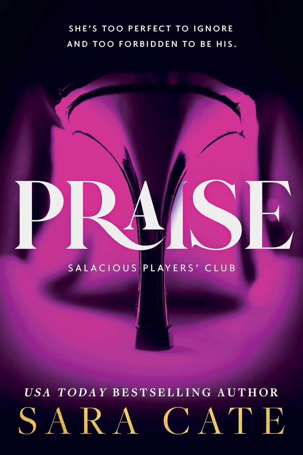 Six Salacious Players Club paperback books by Sara Cate grouped together, Sourcebooks Casablanca edition